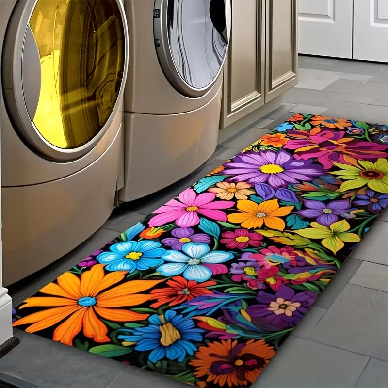 Hall Commercial Printing - Vibrant Colorful Wild Flower Long Runner