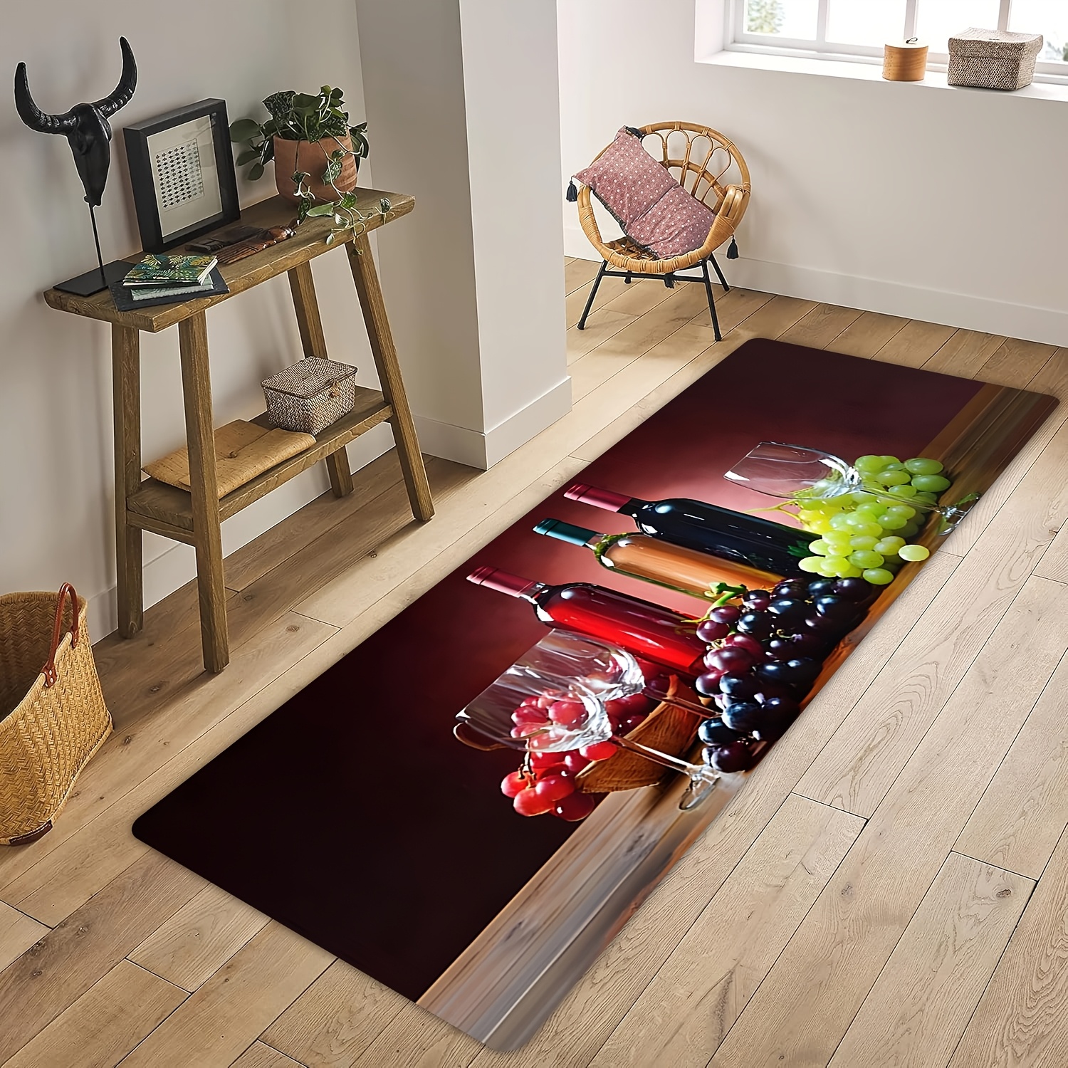 Wine Grape Print Long Runner R - Commercial Printing Supplies Usa avaliação e preço