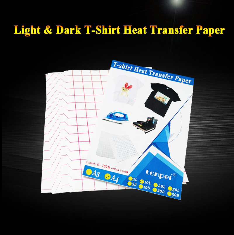 10 Sheets Inkjet Heat Transfer - White Toner Transfer Paper avaliação e preço