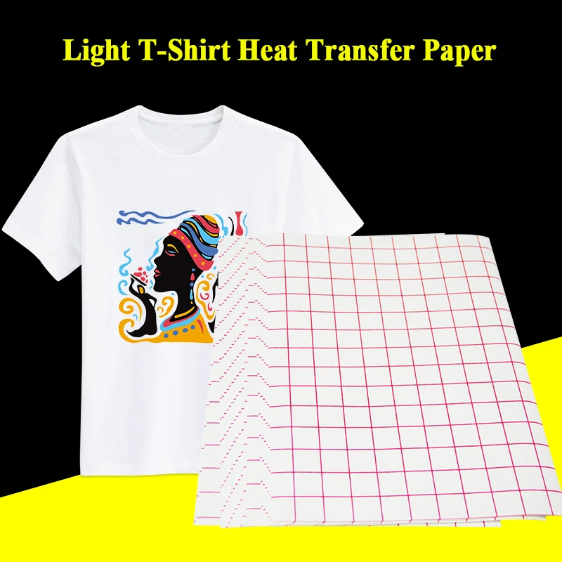 10 Sheets Inkjet Heat Transfer - White Toner Transfer Paper avaliação e preço