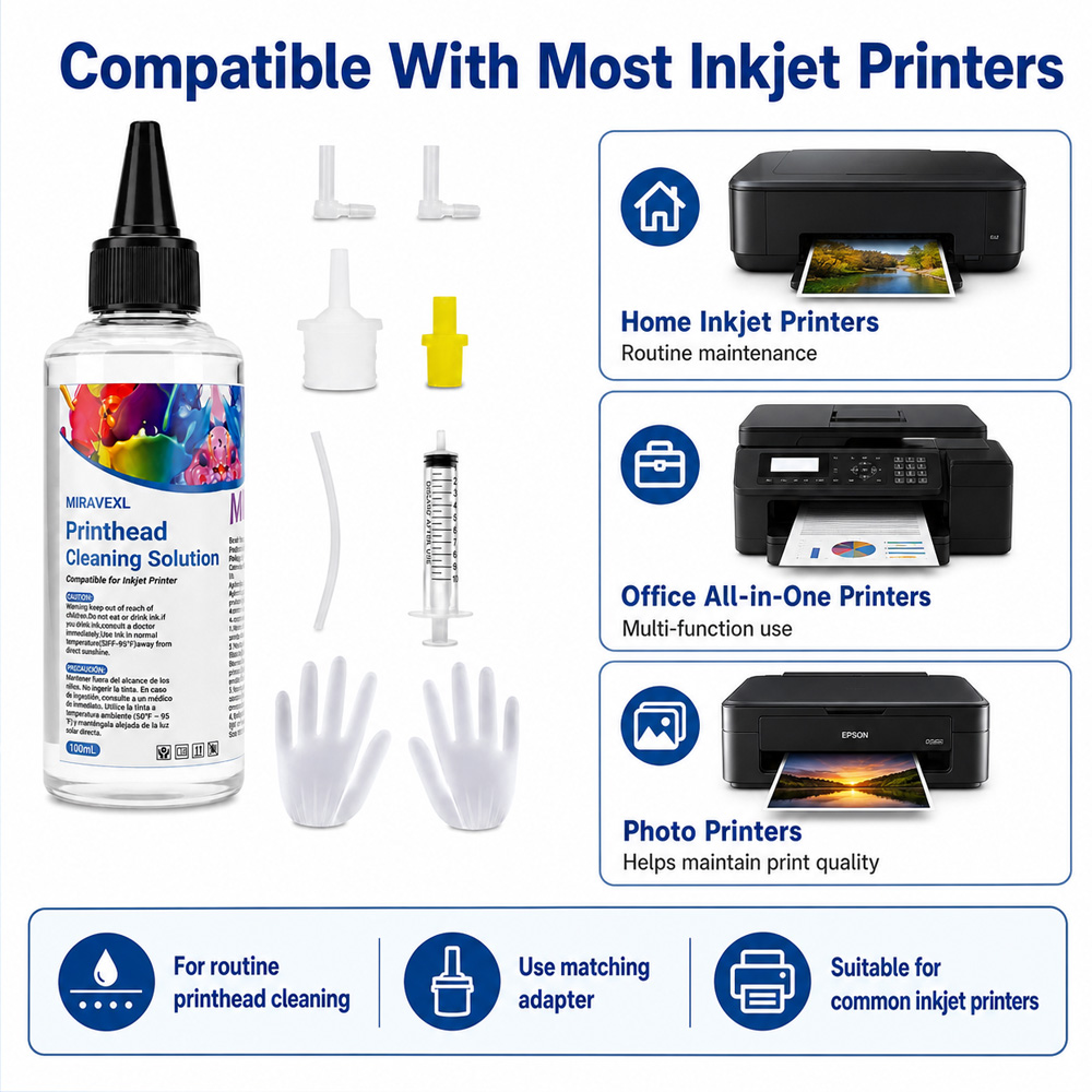 MIRAVEXL Printhead Cleaning So - Print Head Cleaning Kit avaliação e preço