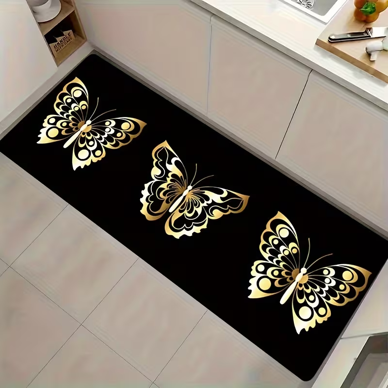 Black Gold Butterfly Long Kitc - Hall Commercial Printing avaliação e preço
