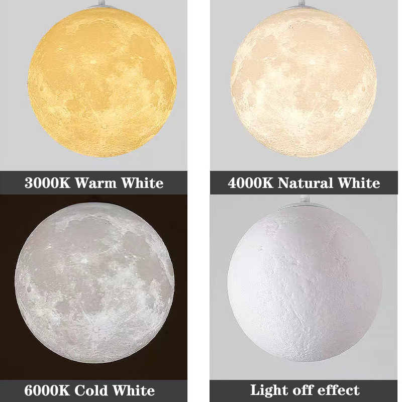 Creative 3D printed moon chand - Hall Commercial Printing avaliação e preço