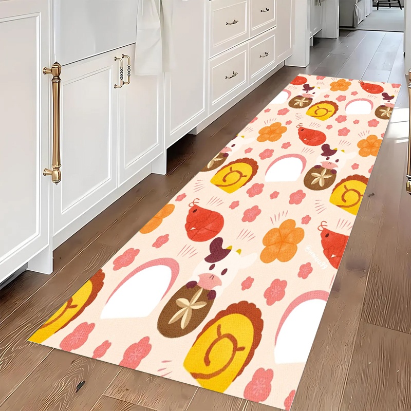 Cartoon Sushi Runner Rug Japan - Hall Commercial Printing avaliação e preço