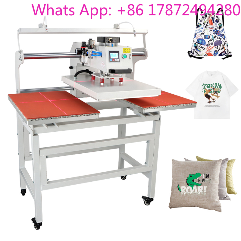 Dual Electric Slide Hot Stampi - Commercial Printing Machine For Shirts avaliação e preço
