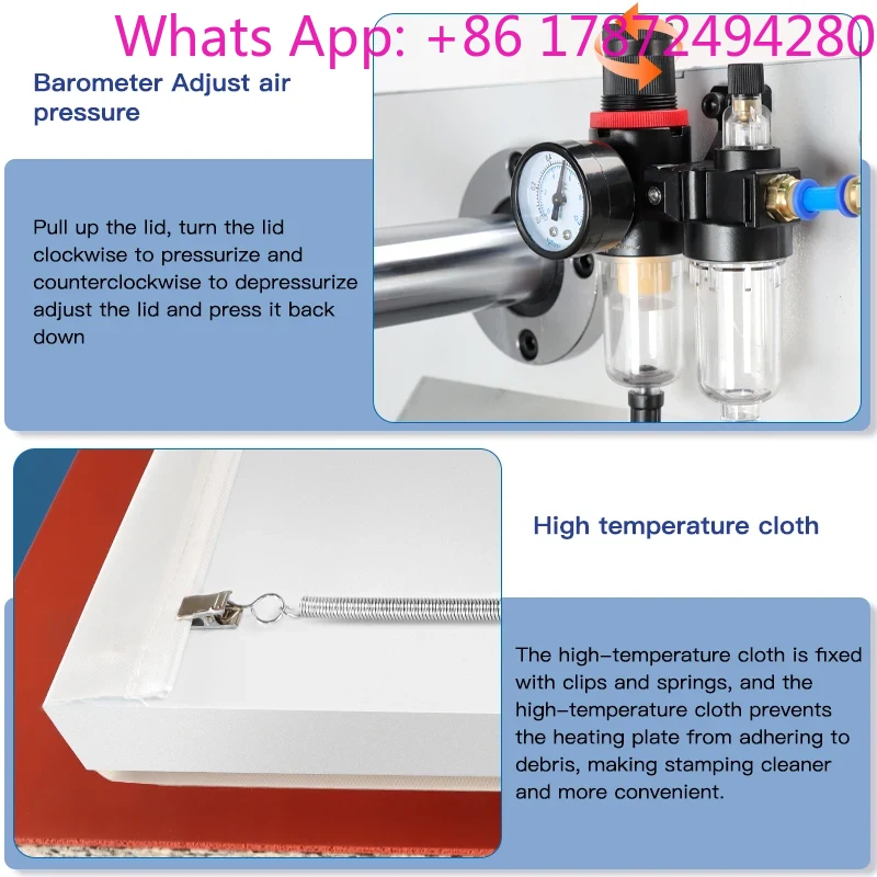 Dual Electric Slide Hot Stampi - Commercial Printing Machine For Shirts avaliação e preço