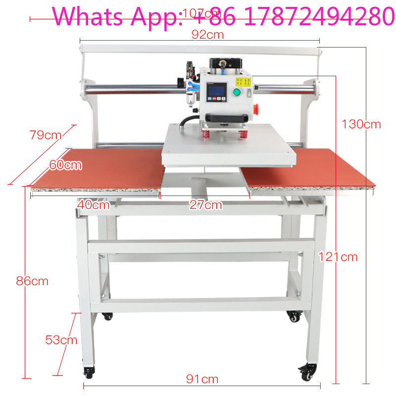 Dual Electric Slide Hot Stampi - Commercial Printing Machine For Shirts avaliação e preço