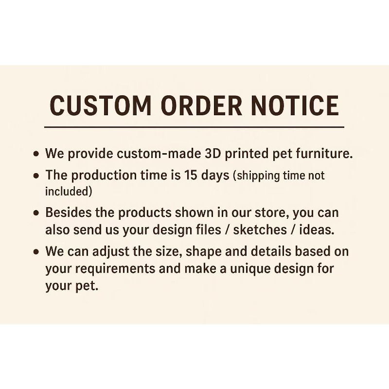 Modern 3D Printed Pet Furnitur - Commercial Printing Supplies Usa avaliação e preço