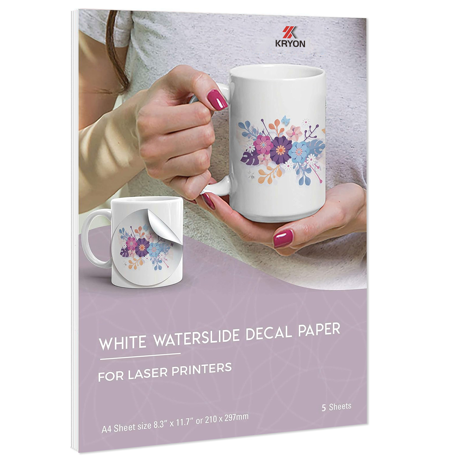 5 Sheets A4 Size Laser Watersl - White Toner Transfer Paper avaliação e preço