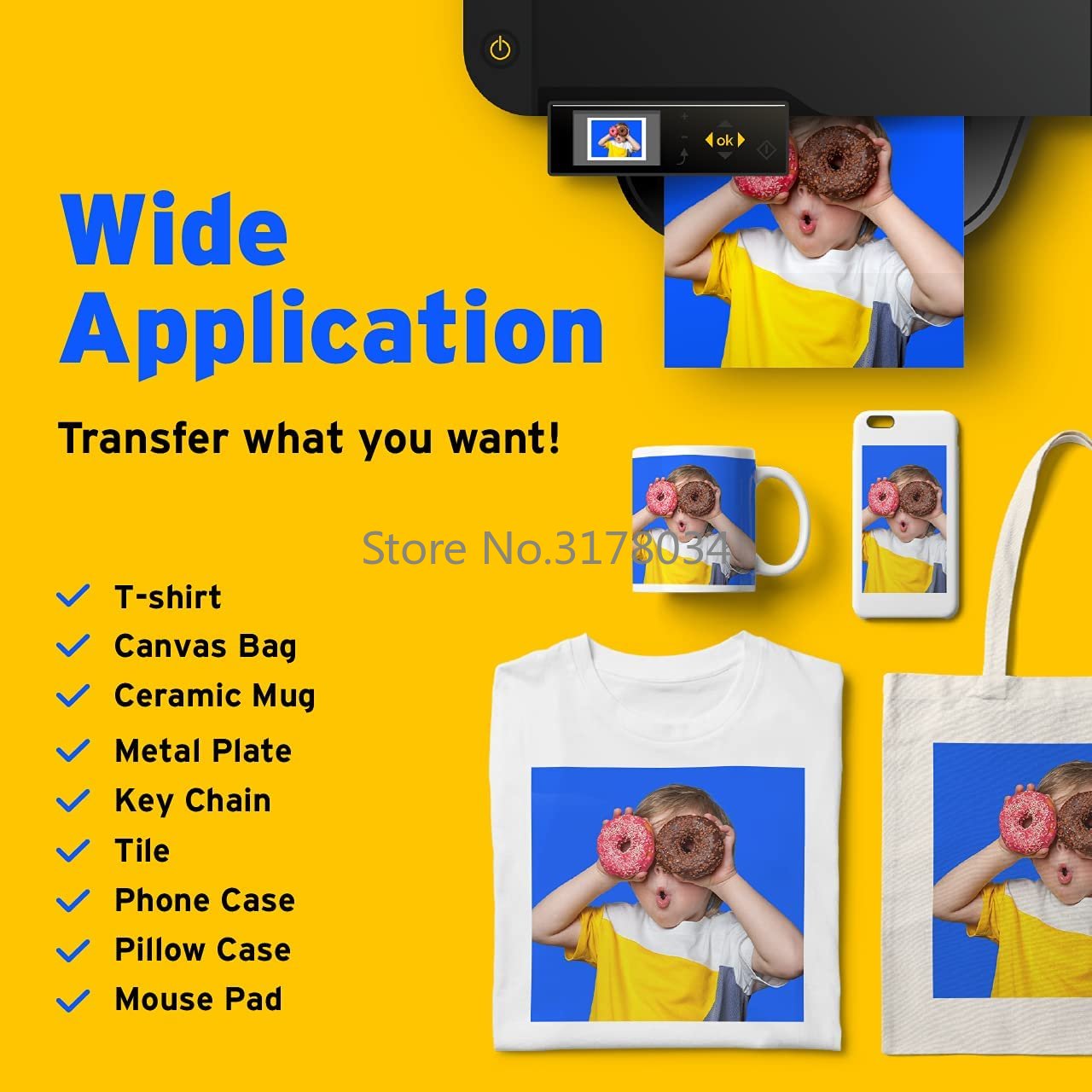 100grams Sublimation Paper Hea - White Toner Transfer Paper avaliação e preço