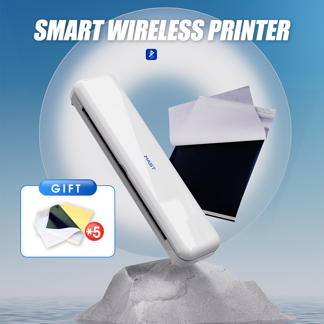 Mast Wireless Thermal Tattoo S - White Toner Transfer Paper avaliação e preço