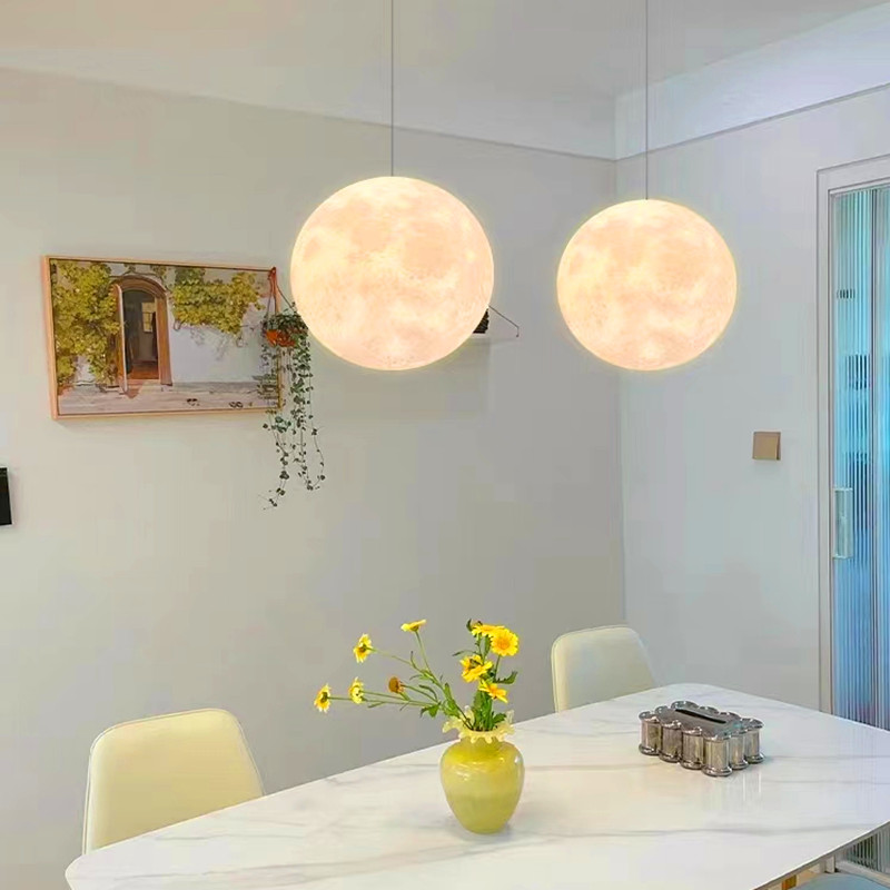 3D Printing Moon Chandelier Si - Hall Commercial Printing avaliação e preço