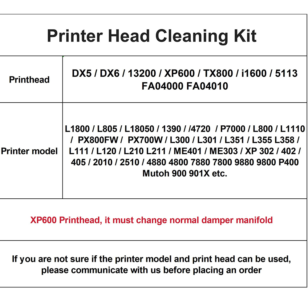 8 Channels Printhead Cleaning  - Print Head Cleaning Kit avaliação e preço