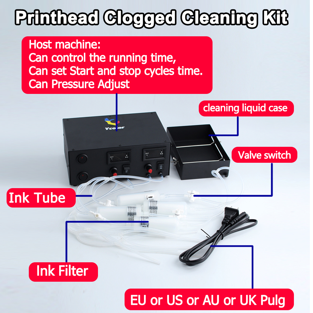 8 Channels Printhead Cleaning  - Print Head Cleaning Kit avaliação e preço